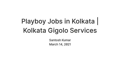 kolkata gigolo service|GIGOLO SERVICE KOLKATA